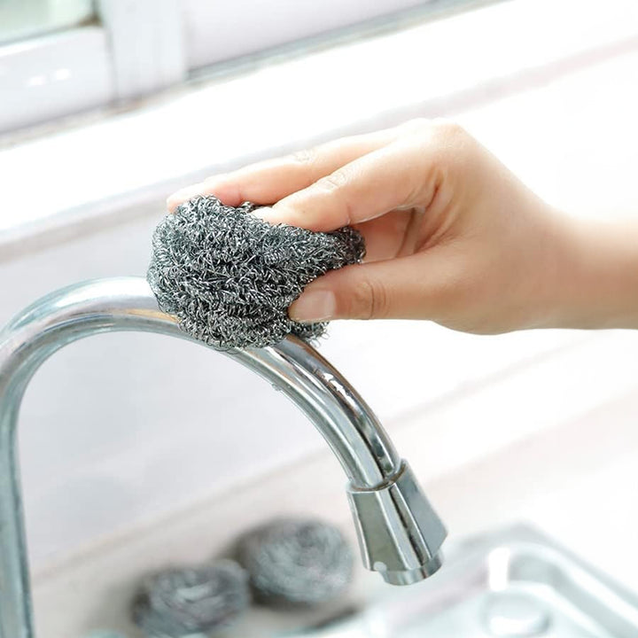 STAINLESS STEEL SCOURERS 18 PACK