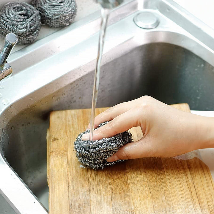 Stainless Steel Kitchen Cleaning Scourers 12Pcs