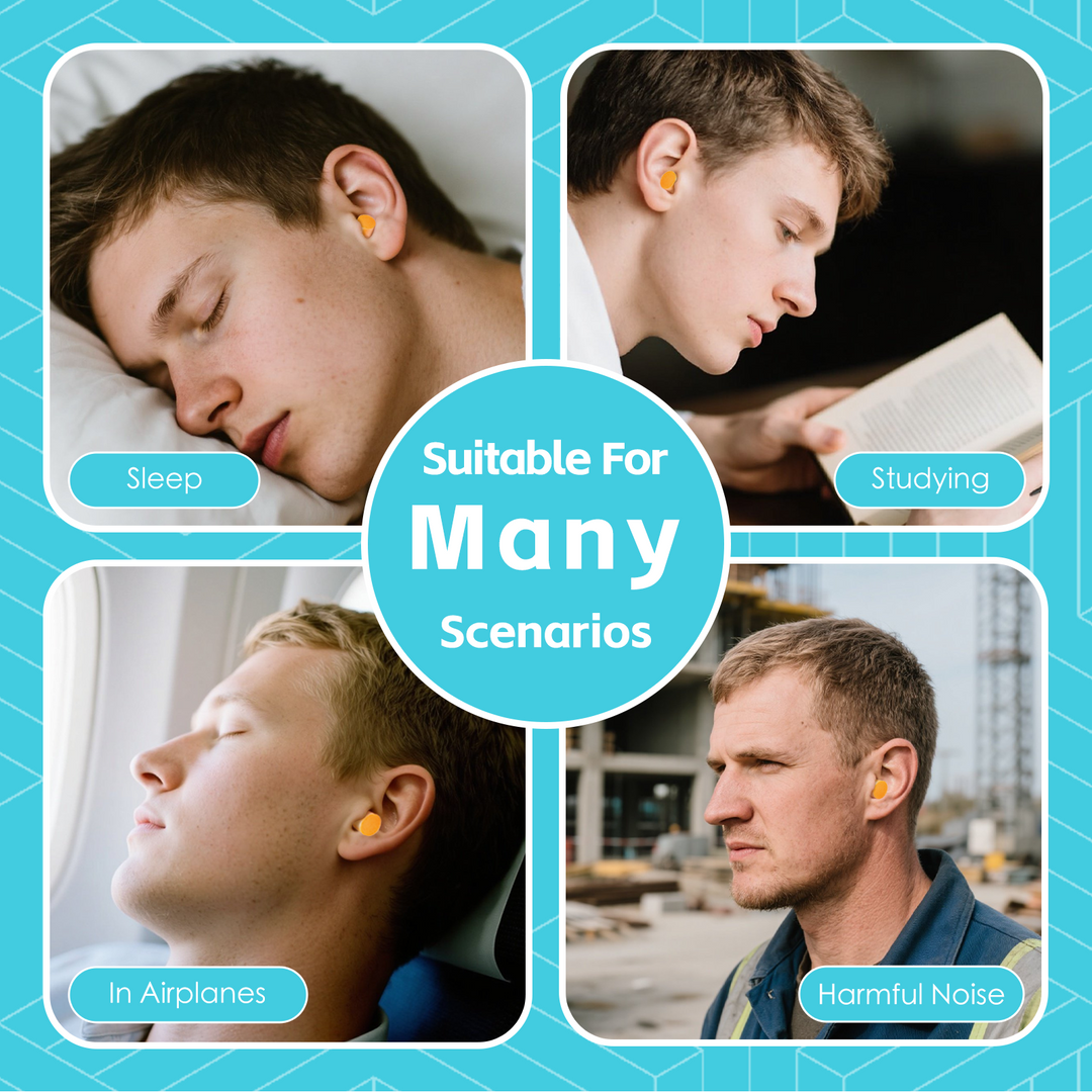 8 Pcs Travel Ear Plugs