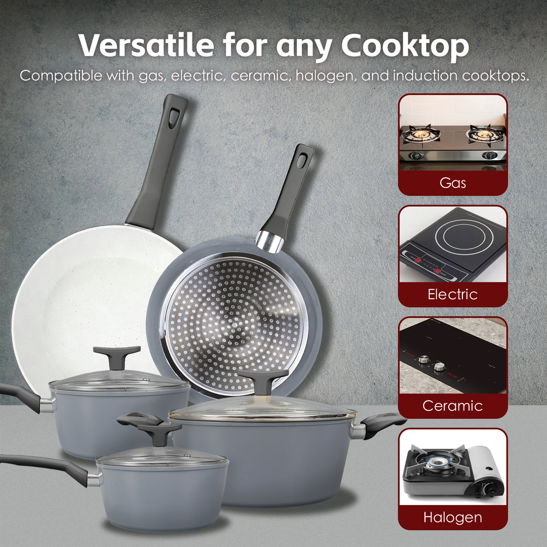 CLEVINGER 24CM NON-STICK CASSEROLE WITH LID