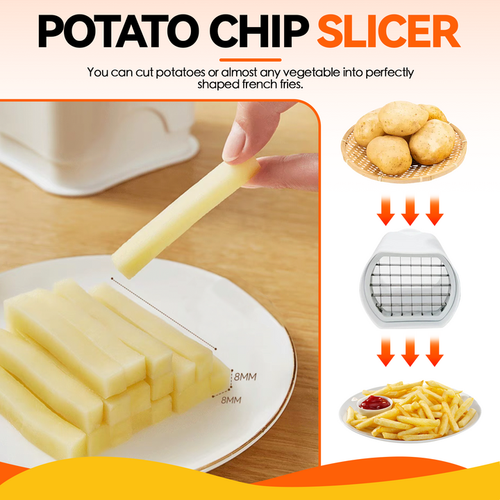 Potato Chip Slicer, Fantastic Fries, Quickly Cut Your Own Chips