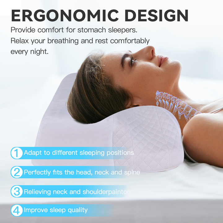 CPAP Contour Sleep Therapy Memory Foam Pillow