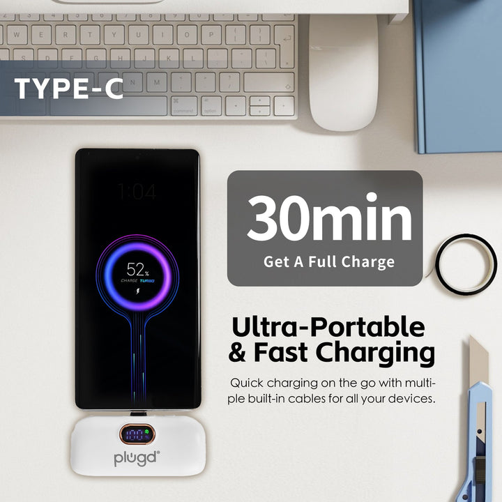 5000mAh 18.5W Mini USB-C Fast Charge Power Bank