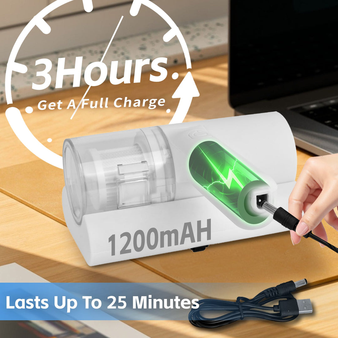 UV-C Ultraviolet Light Cordless Dust Mite Vacuum