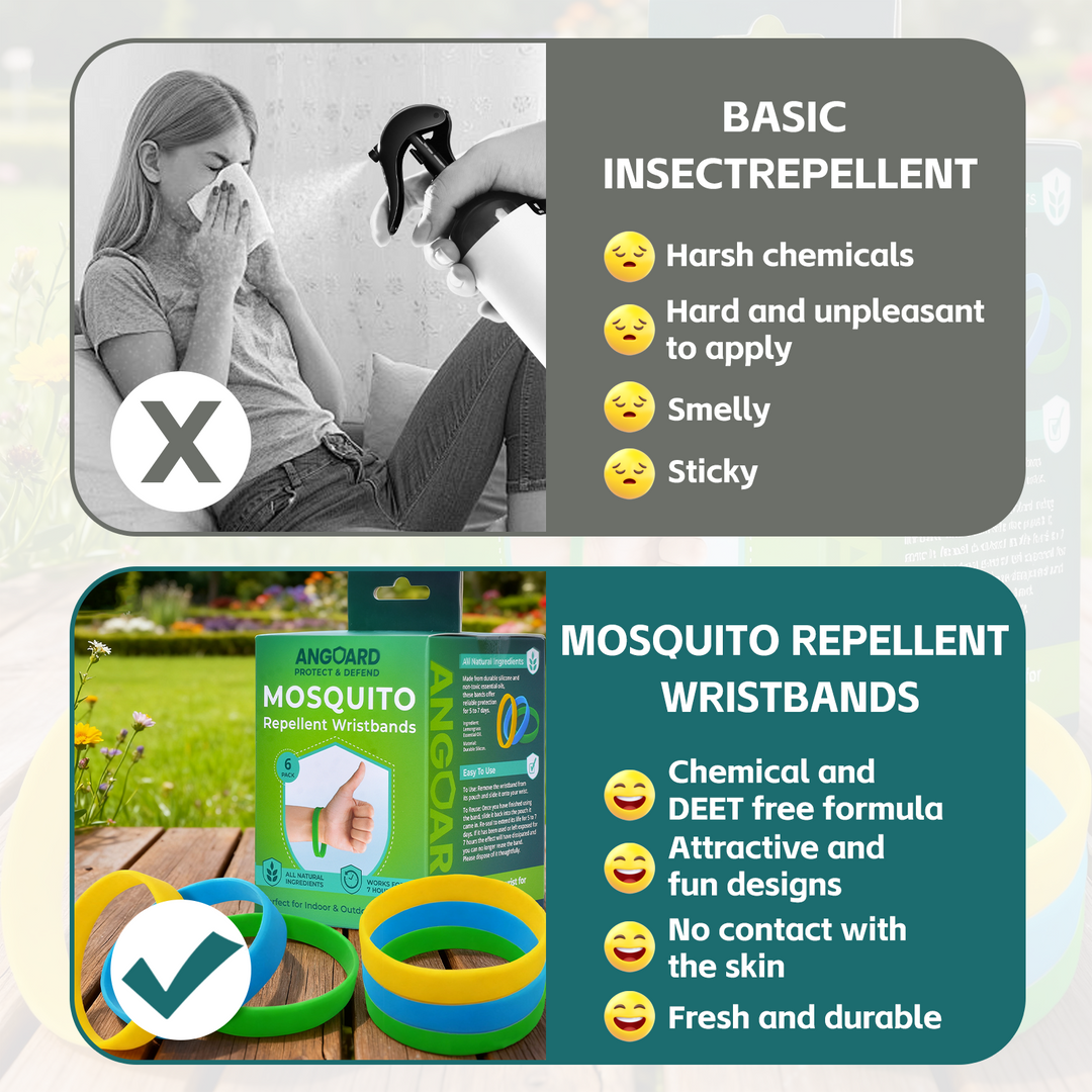 6 Pcs Mosquito Repellent Wristbands