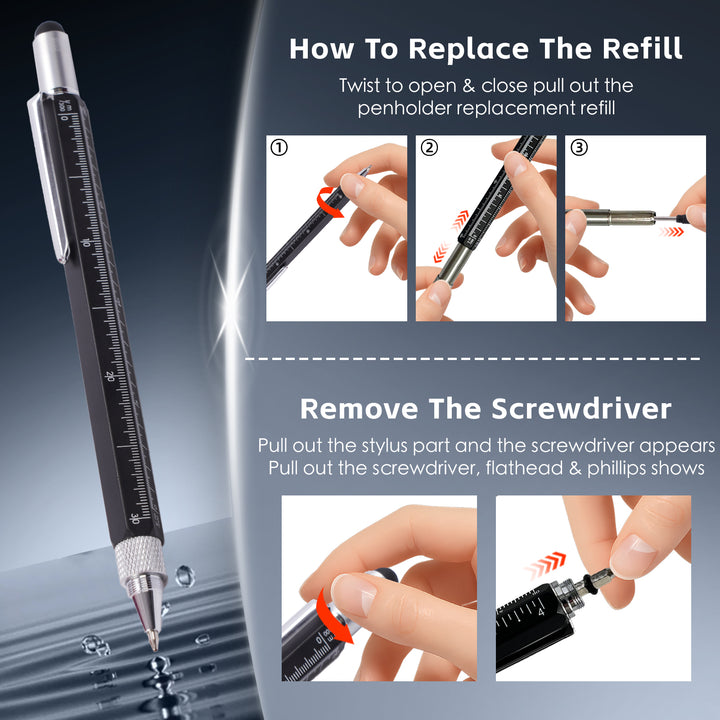 6 in 1 Multi Tool Trade Pen