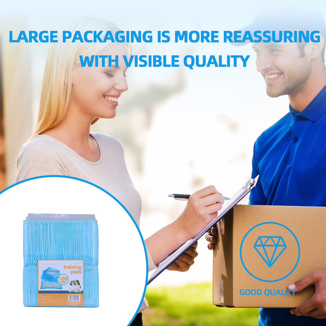 100 Pcs Dog Absorbent Training Pad 60 x 60 cm