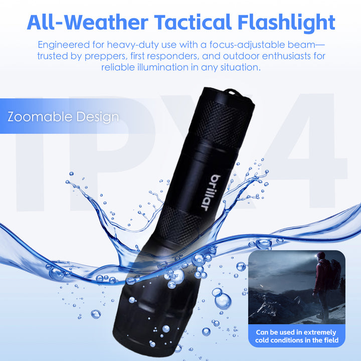 Aluminium 5-Mode Tactical LED Flashlight