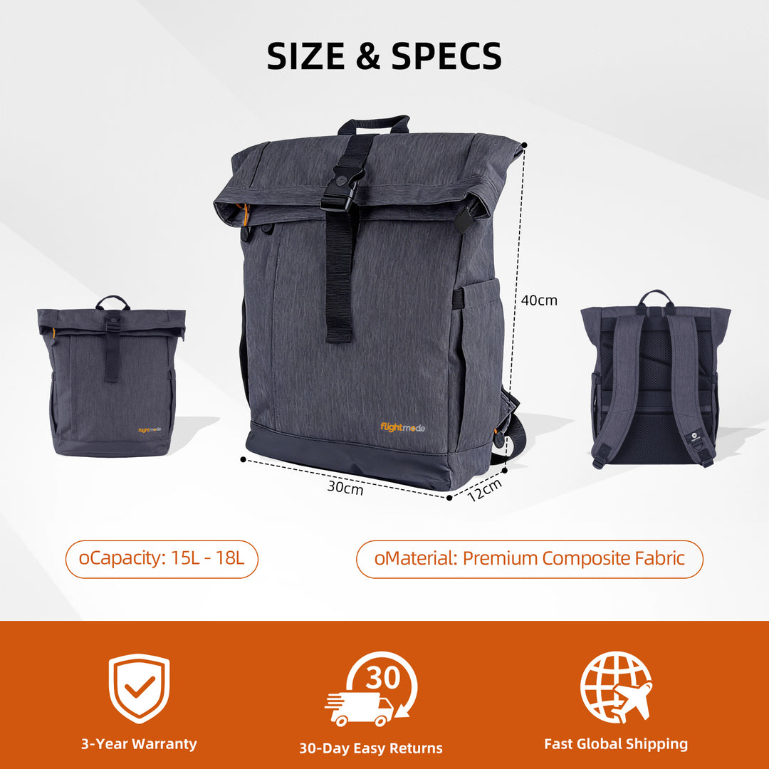 Flightmode Day Tripper Backpack - Charcoal