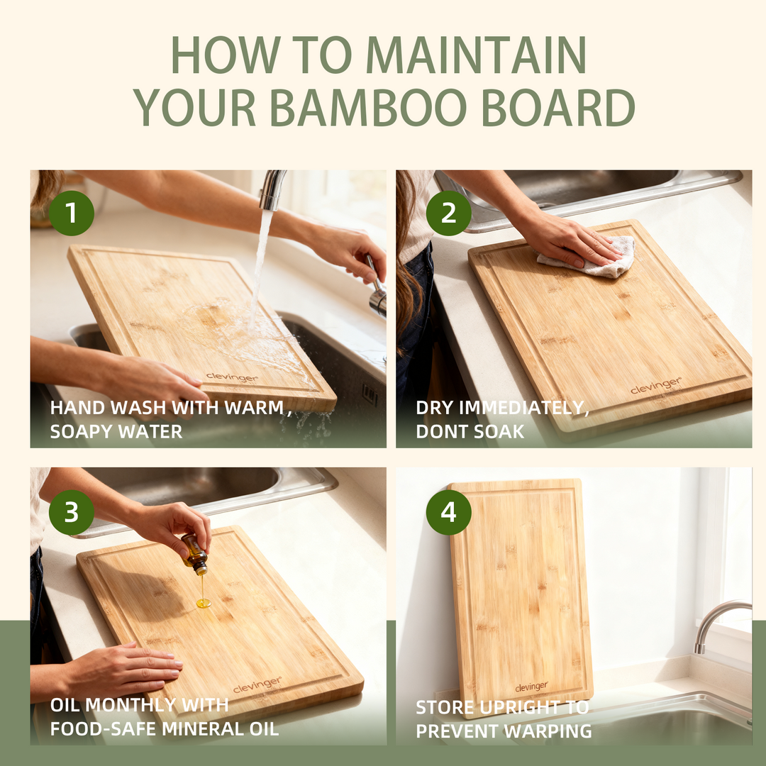 3 Pcs Bamboo Cutting Board