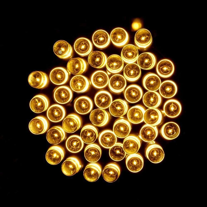 1000 Solar LED Fairy Lights 8 Function Memory Hold Christmas Decoration Warm White