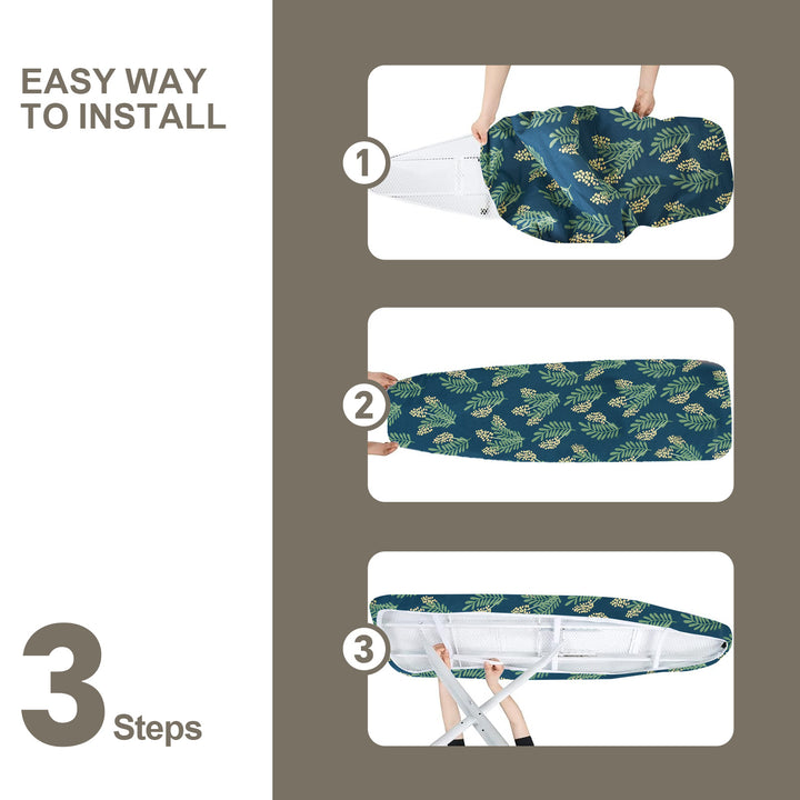 Ironing Board Cover 35x 115cm - Metallic Gray