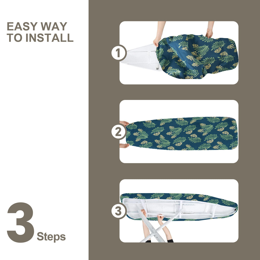 Ironing Board Cover Heat Resistant - Wattle Print