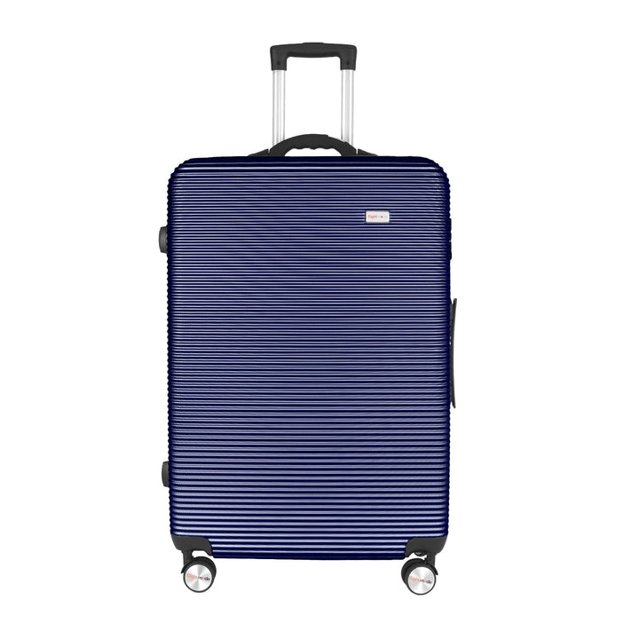 Flightmode 28" Digital Weighing Scale and USB Charging Port Lightweight Luggage Suitcase Blue