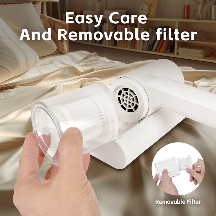 UV-C Ultraviolet Light Cordless Dust Mite Vacuum
