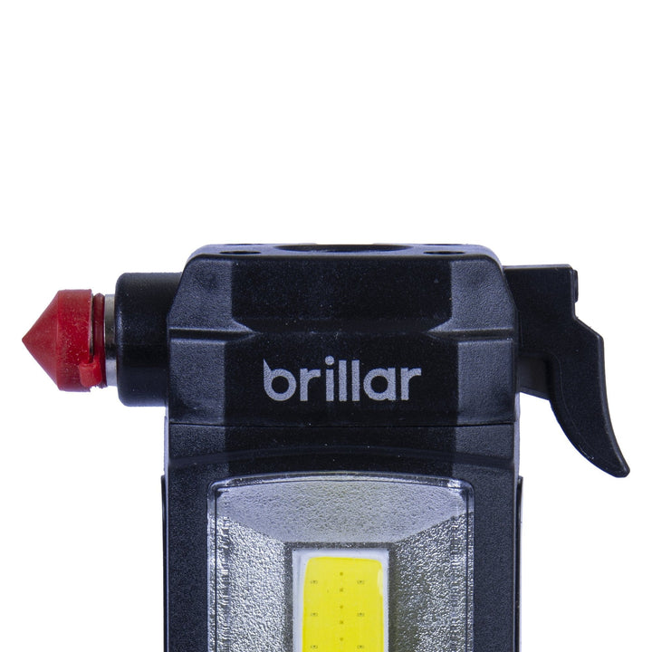Brillar Flashlights Brillar Emergency Torch, Seatbelt Cutter, Window Breaker - Black