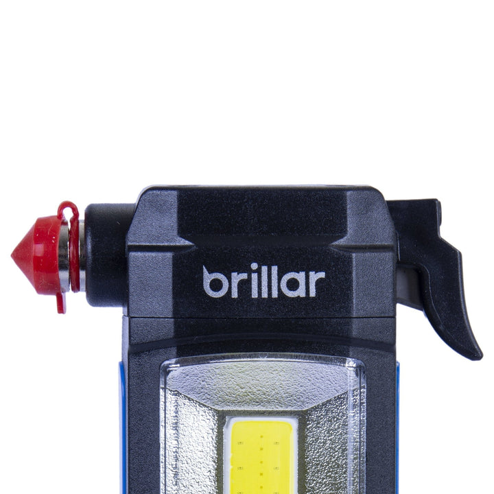 Brillar Flashlights Brillar Emergency Torch, Seatbelt Cutter, Window Breaker - Blue