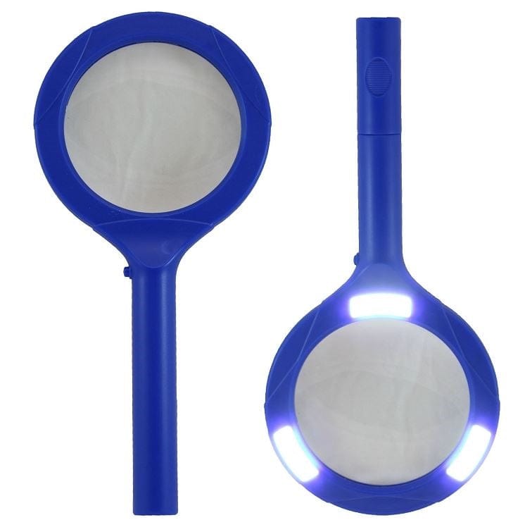 Living Today Brillar Light Up Magnifying Glass - Blue