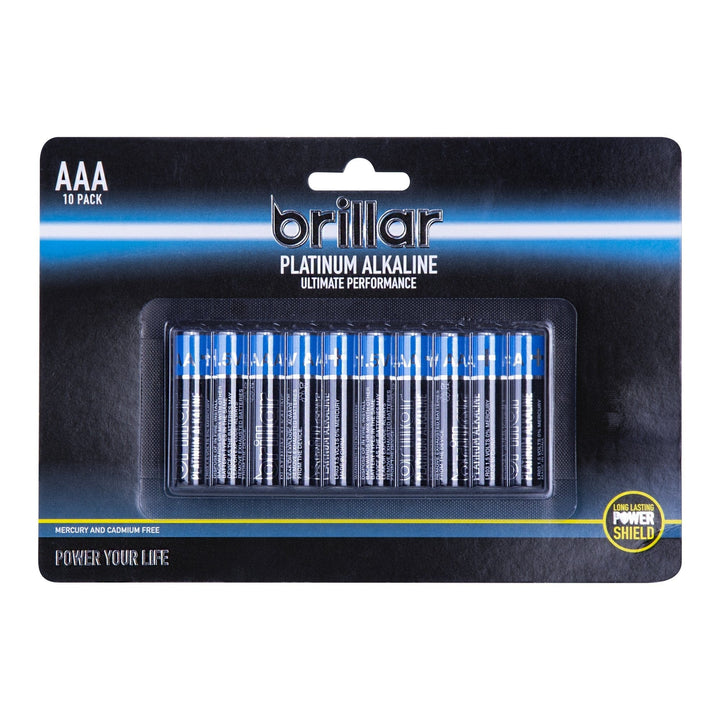 Brillar General Purpose Batteries 2x Brillar AAA Platinum Alkaline Batteries 10pk
