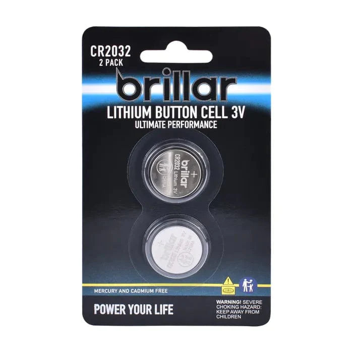Brillar General Purpose Batteries Brillar CR2032 Lithium Button Cell 2pk