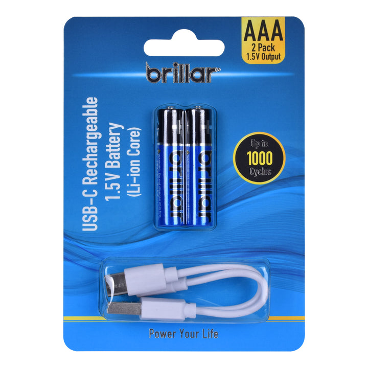 4 PCS AAA USB Rechargeable LI-ION Battery