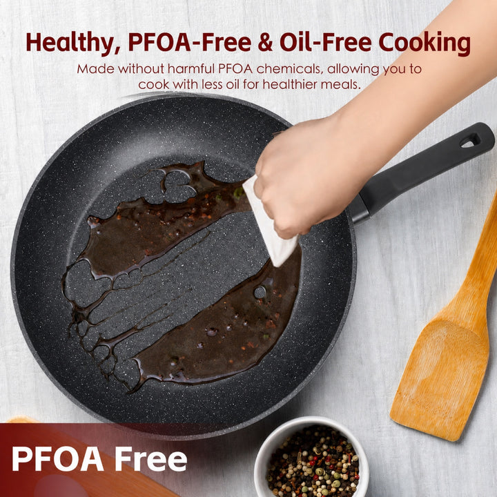 8 Pcs Clevinger Non-Stick Cookware Set