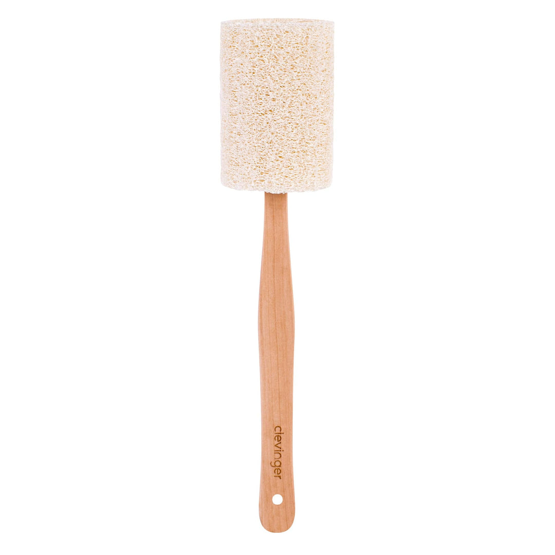 Clevinger Loofah Clevinger Eco Loofah Back Scrubber with Wood Handle