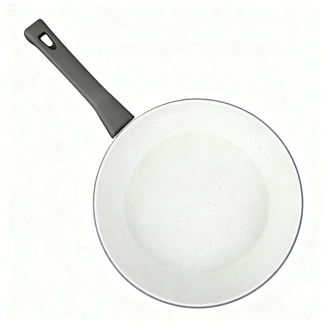 CLEVINGER 24CM NON-STICK FRYPAN(white and grey)