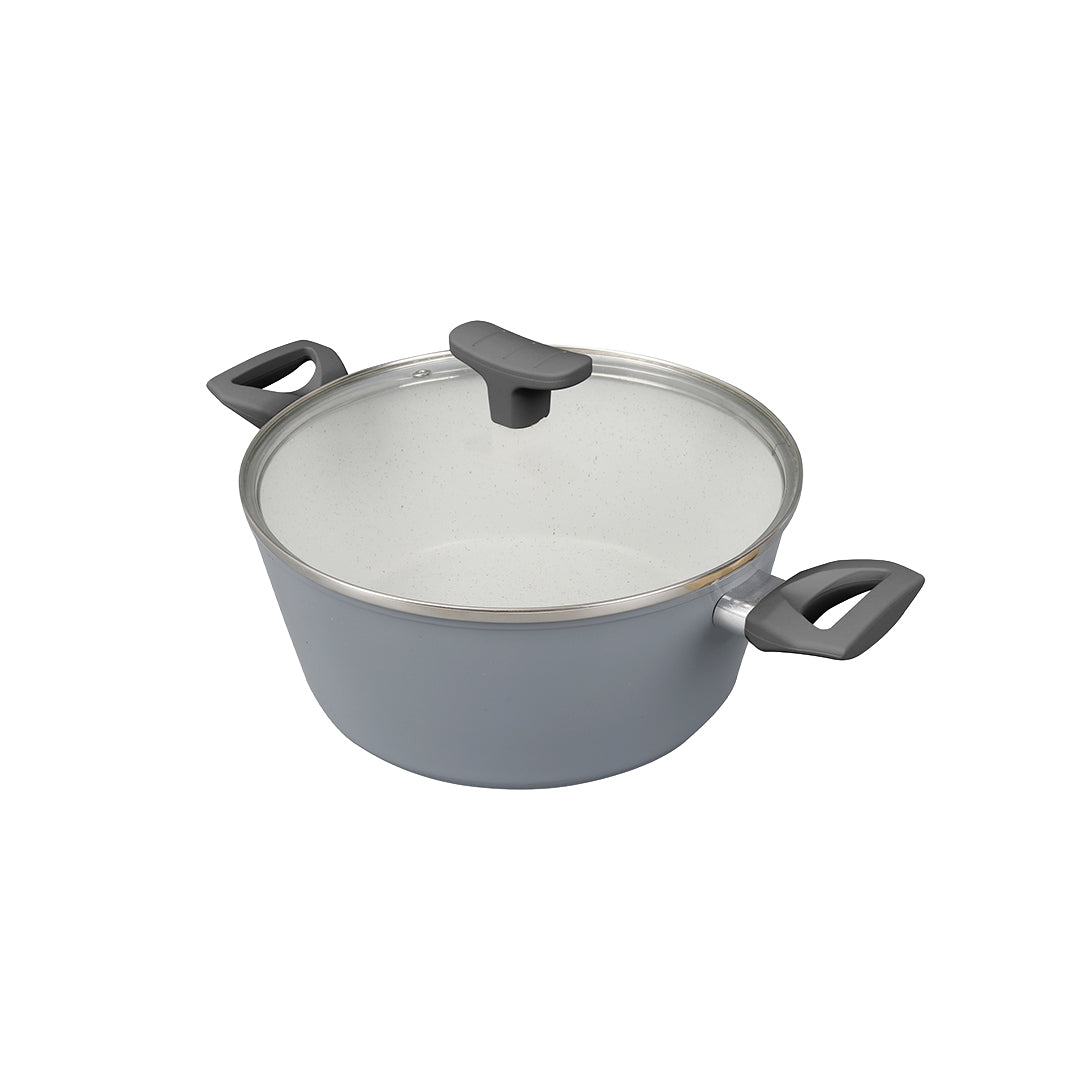 CLEVINGER 24CM NON-STICK CASSEROLE WITH LID