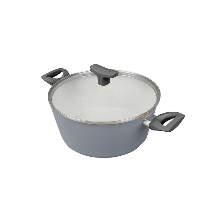 CLEVINGER 24CM NON-STICK CASSEROLE WITH LID