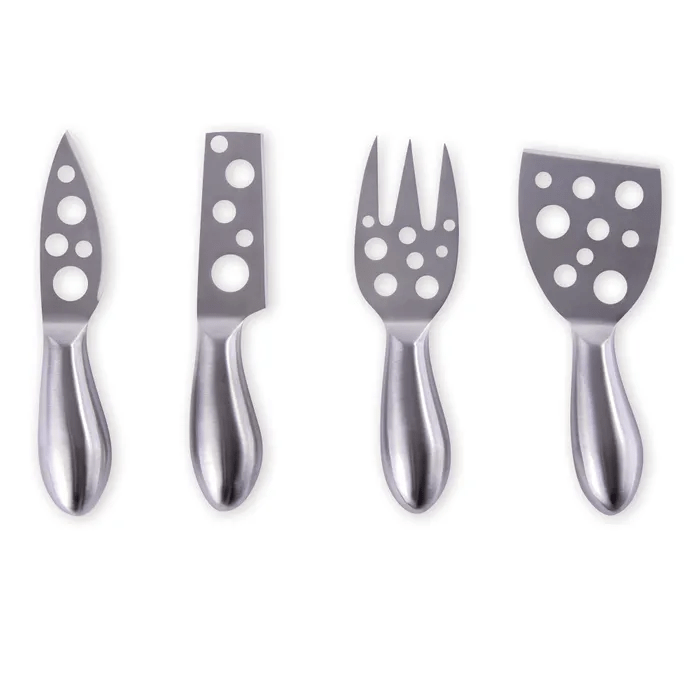 Clevinger Kitchen Knives Clevinger Hobson  4 Piece Stainless Steel Magnetic Cheese Knife Set