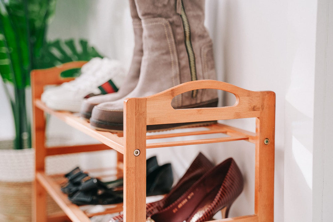 Living Today Homewares 5 Tier Bamboo Shoe Rack