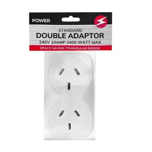 Living Today Extension Cords 2400W Double Triangle Adapter