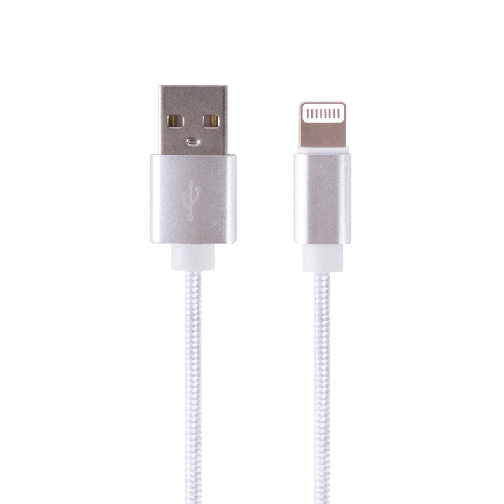 2M USB A to Lightning Braided Charge & Sync Cable