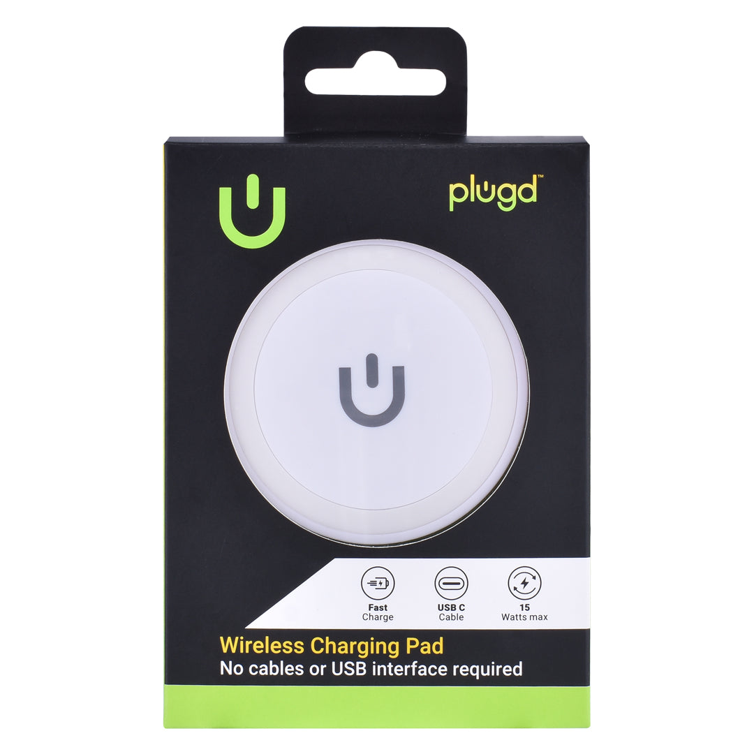 PLUGD 15W USB-C Wireless Charging Pad