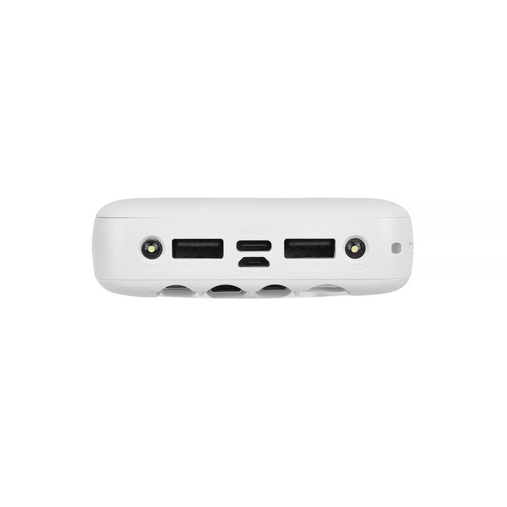 5000mAh Fast Charge Power Bank with 4 Built-in Cables and LED Lights