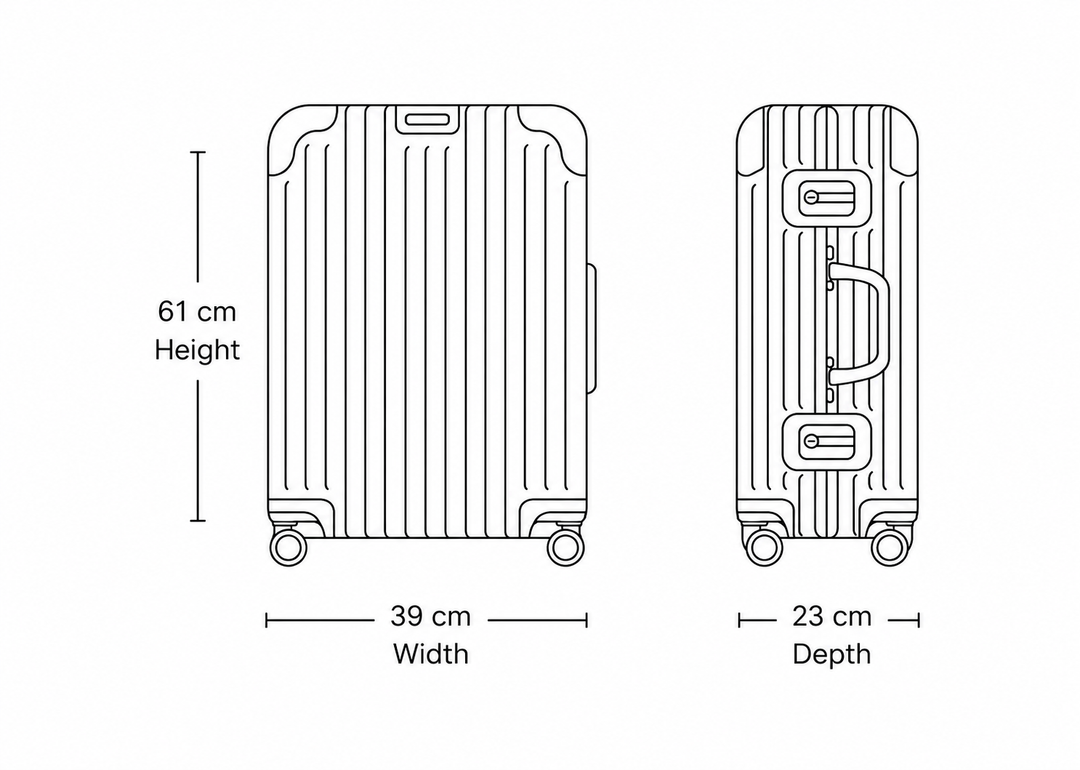 Flightmode Travel Suitcase Medium - Black
