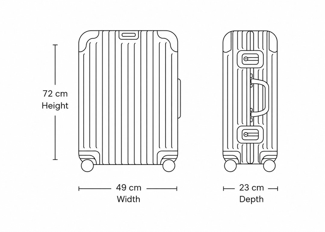 Flightmode Travel Suitcase Large-Silver