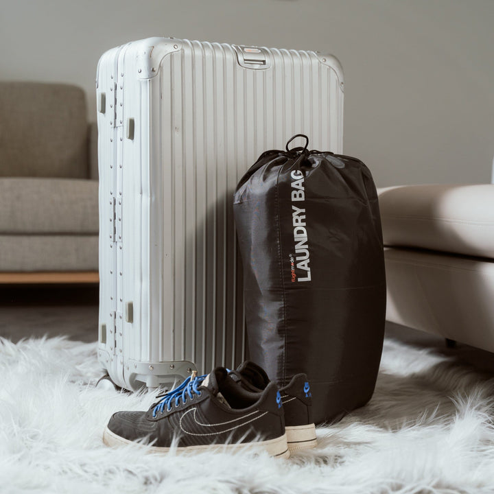 Flightmode 4PK Travel Laundry Bag Drawstring Water Resistant Sports Gym Clothes Organiser