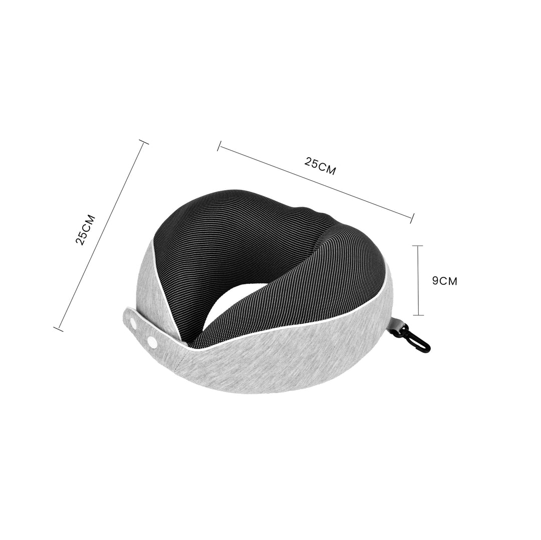 Compact Luxury Memory Foam Travel Pillow