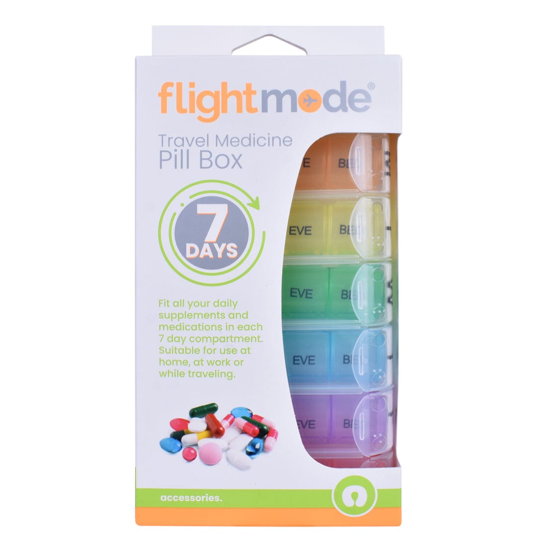 Flightmode health Flightmode 7 Day Travel Pill Box Medicine Organiser with Individual Daily Compartment