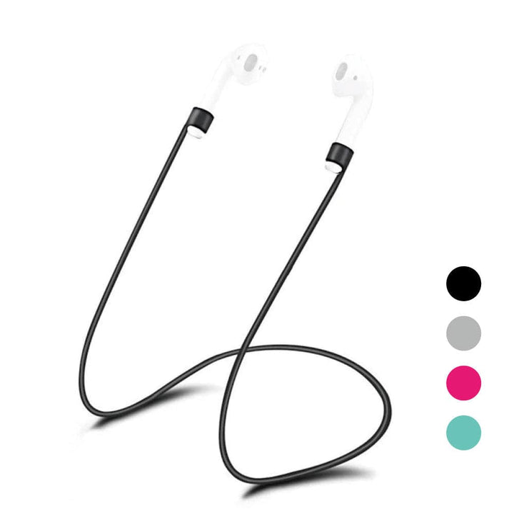 Living Today Silicone Anti-loss Cable Lanyard Earphones Holder/Strap for AirPods 1/2/Pro - 4 colors Random colour Selected
