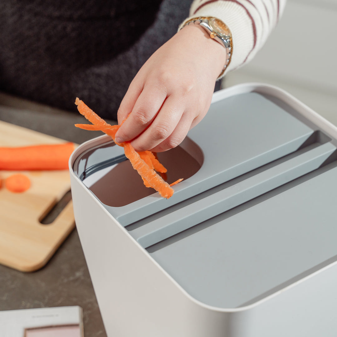 12L Stackable Plastic Kitchen Trash Bin Household Classification Storage Box