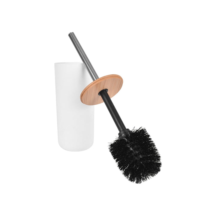 2pk Bamboo Lid Toilet Brush