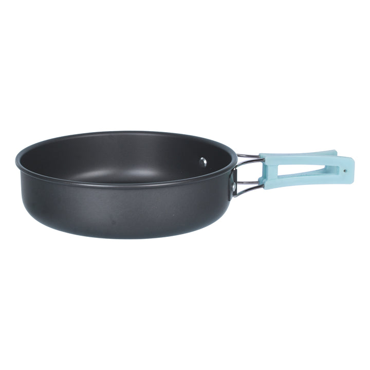 3Pcs Camping Cooking Set – Lightweight Anodised Aluminium Outdoor Cookware Kit with Heat-Resistant Handles