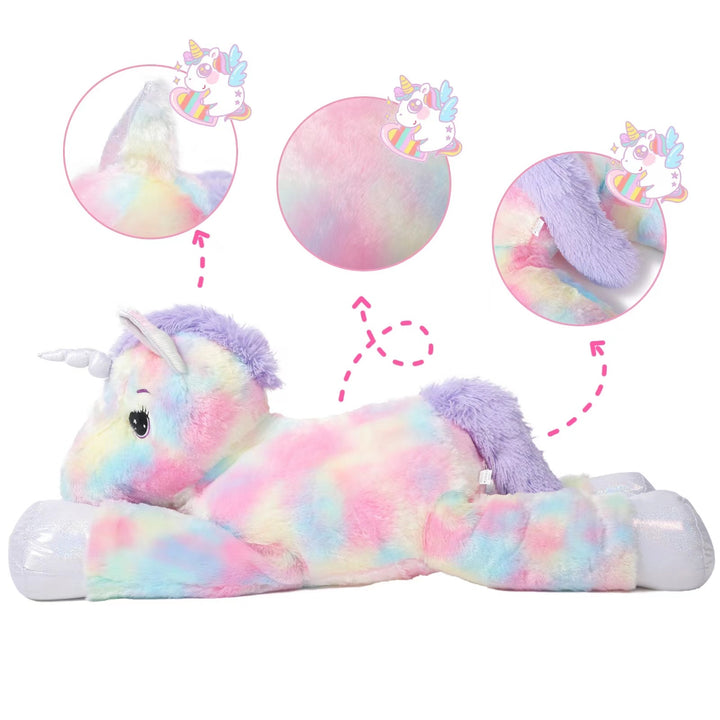 JUMBO PLUSH LYING UNICORN - 105cm