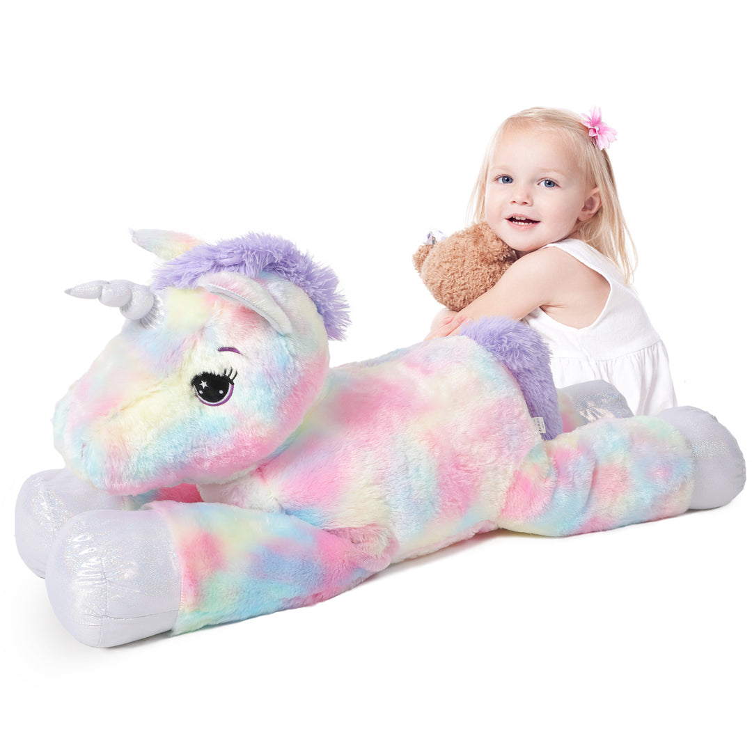 JUMBO PLUSH LYING UNICORN - 105cm