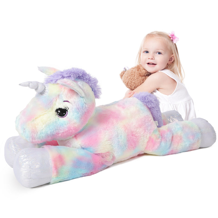 JUMBO PLUSH LYING UNICORN - 105cm