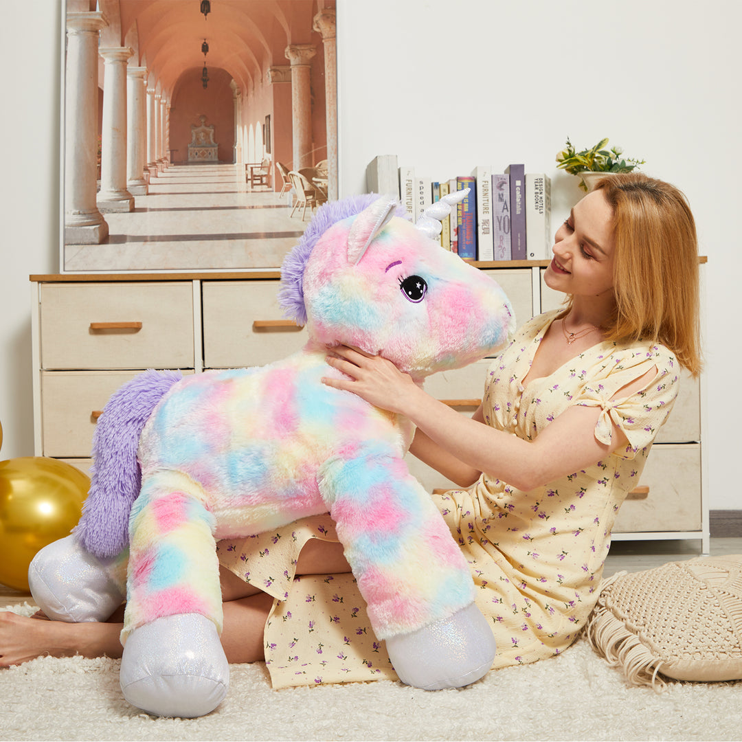 JUMBO PLUSH LYING UNICORN - 105cm