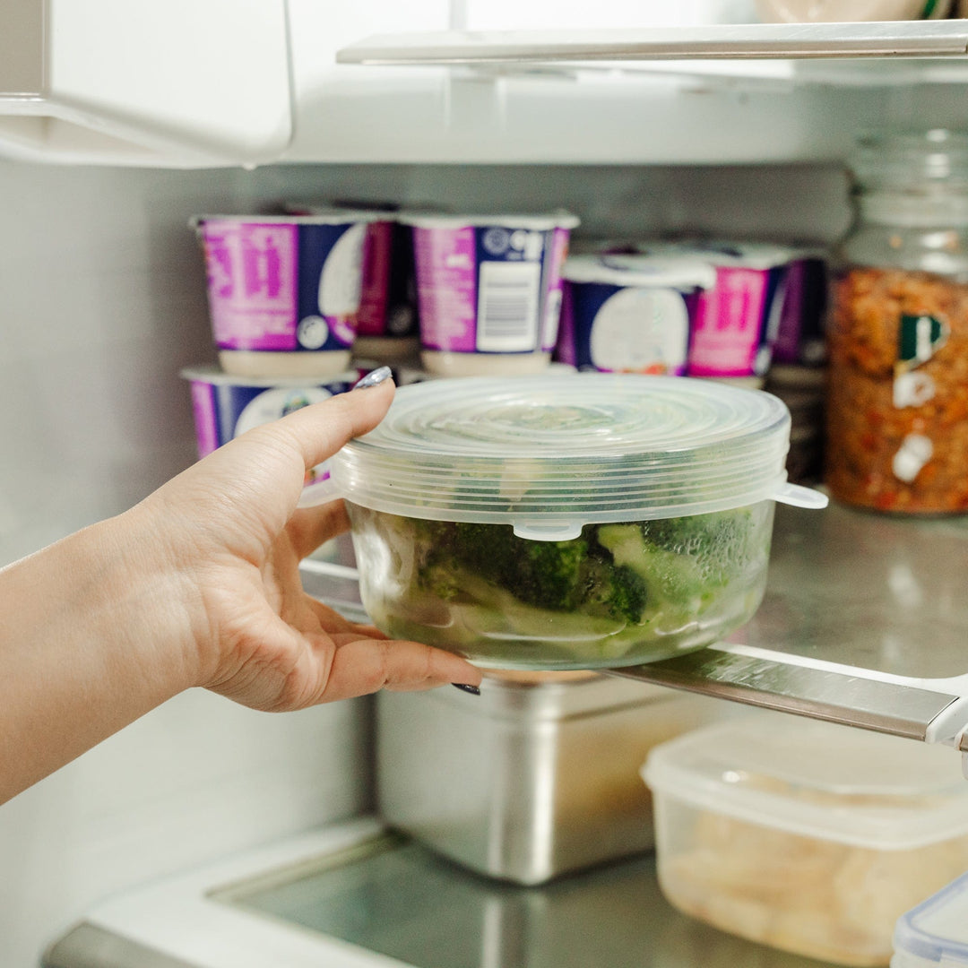COOK EASY Food Storage Containers Cook Easy 6pcs Silicone Stretch Lids Set